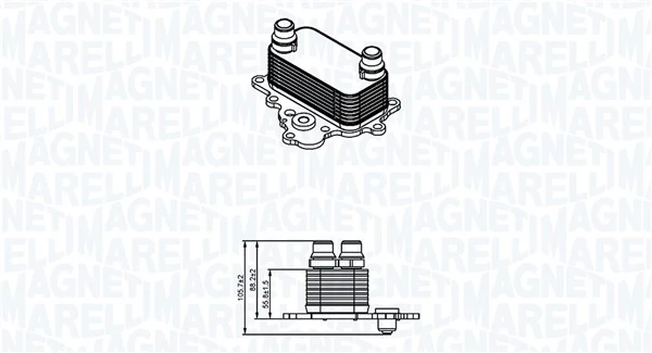 Oil Cooler, engine oil